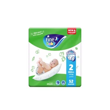 Fine Baby Super Novo Jumbo (2) 52 Baby Diapers