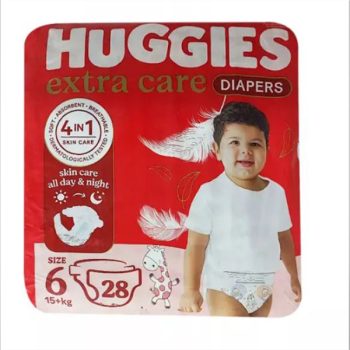 Huggies Jumbo Junior+ (6) 28 Baby Diapers