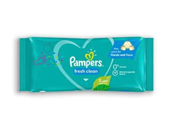 Pampers Fresh Clean Baby Wipes 52 Pcs