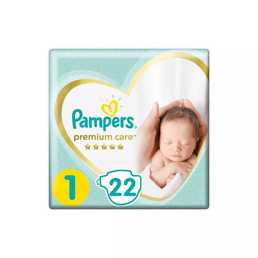 Pampers Premium Mini (1) 22 Baby Diapers Pampers Premium Mini (1) 22 Baby Diapers