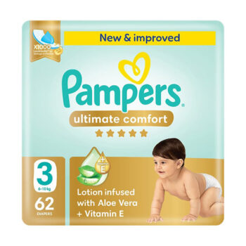 Pampers Ultimate Comfort (3) 62 Baby Diapers