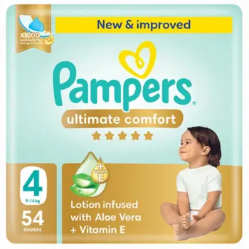 Pampers Ultimate Comfort (4) 54 Baby Diapers