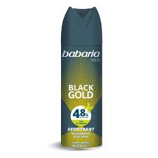 Babaria Black Gold Deodorant Spray For Men 200ml