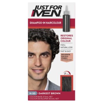 Just For Men Shampoo In Haircolour Darkest Brown-H50