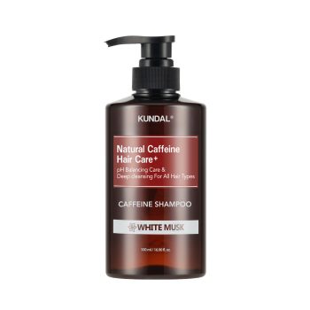 Kundal Caffeine Shampoo 500ml -White Musk