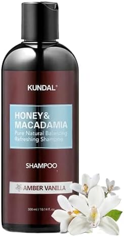 Kundal Honey & Macadamia Shampoo 500ml-Amber Vanilla