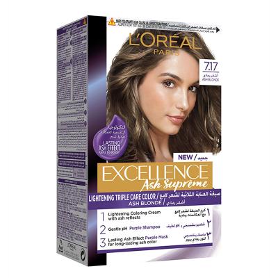 Loreal Excellence Ash Supreme Hair Color Shade 7.17 Loreal Excellence Ash Supreme Hair Color Shade 7.17