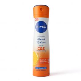 Nivea Natural Radiance With Vitamin C&E Deodorant Spray For Women 150ml