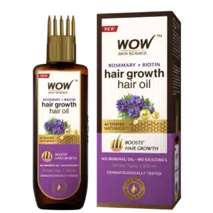 أفضل زيت أو سيروم لتقوية الشعر وتقليل التساقط Wow Rosemary With Biotin Hair Oil 200ml