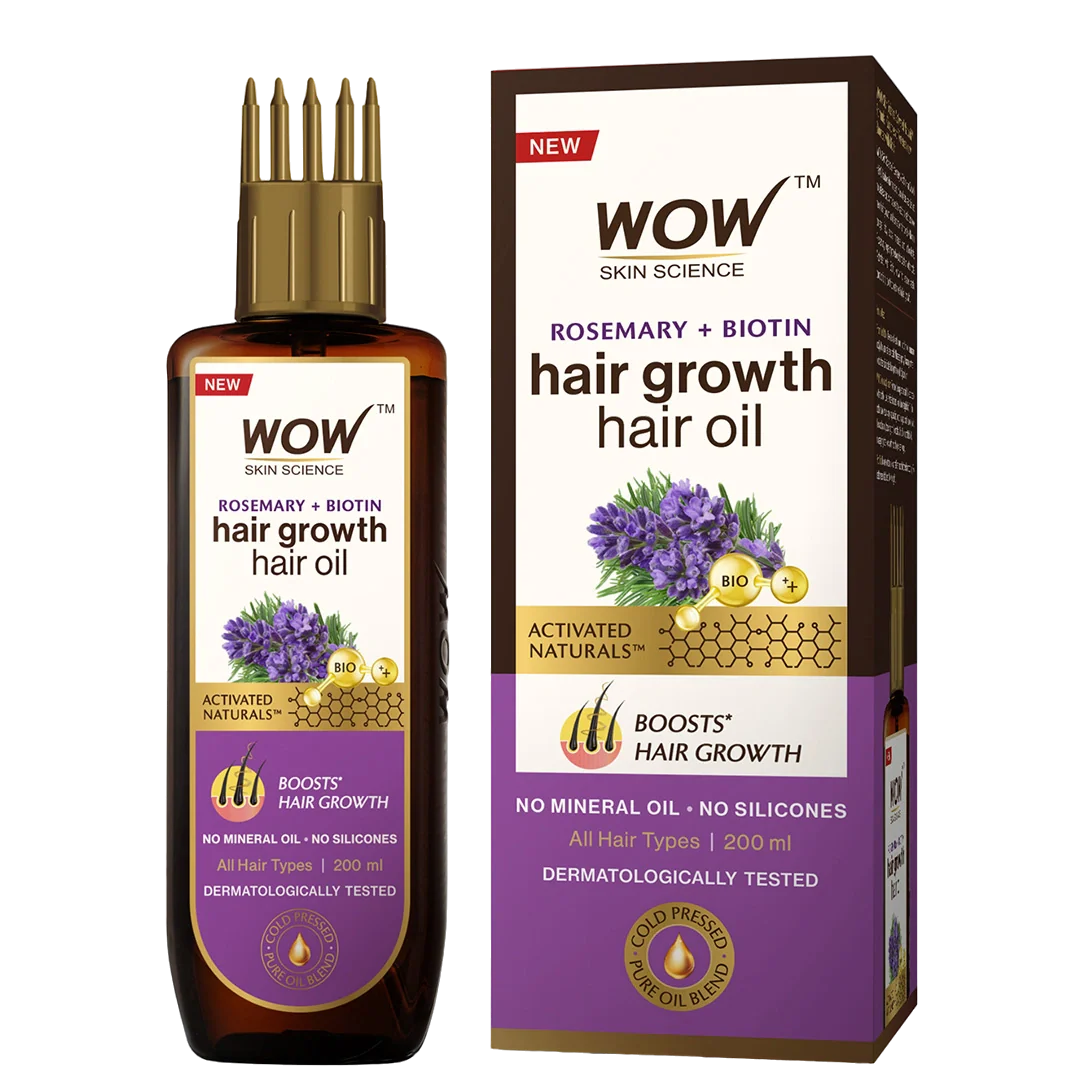 Wow Rosemary With Biotin Hair Oil 200ml Wow Rosemary With Biotin Hair Oil 200ml