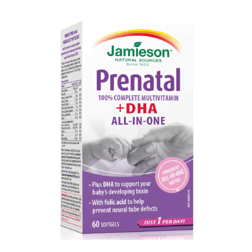 Jamieson Prenatal + DHA 60 Capsules Jamieson Prenatal + DHA 60 Capsules