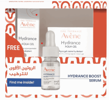 Offer Avene Hydrance Moisturising Aqua-Gel 50ml with Free Hydrance Boost Serum 10ml