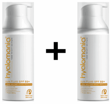 Offer Hyalomania Sunblock SPF 50+ Fluid 50ml - 2Pcs Special Price
