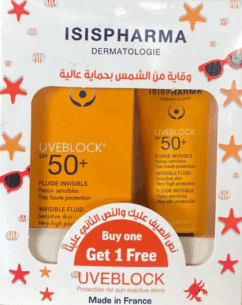 Offer Isis Uve Sun Block Spf 50+ Invisible Fluid 40ml