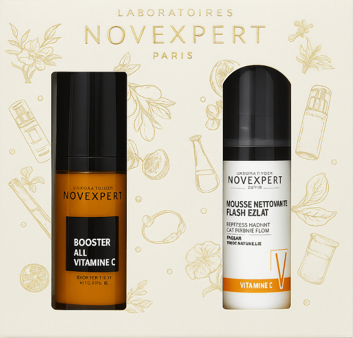 Offer Novexpert Vitamin C Booster Serum 30ml+ Novexpert Express Radiant Cleansing Foam With Vitamin c 150ml Offer Novexpert Vitamin C Booster Serum 30ml+ Novexpert Express Radiant Cleansing Foam With Vitamin c 150ml -Special Price