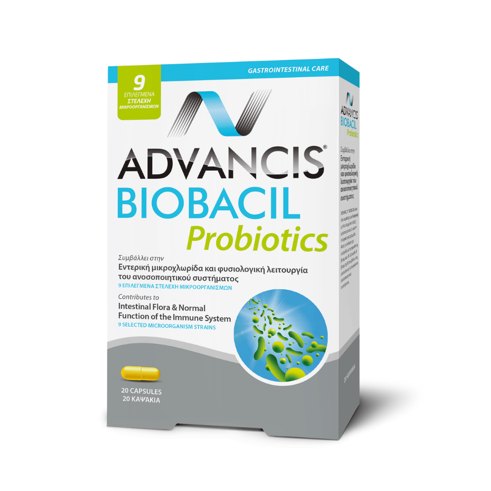 Advancis Biobacil Probiotics 20 Capsules Advancis Biobacil Probiotics 20 Capsules