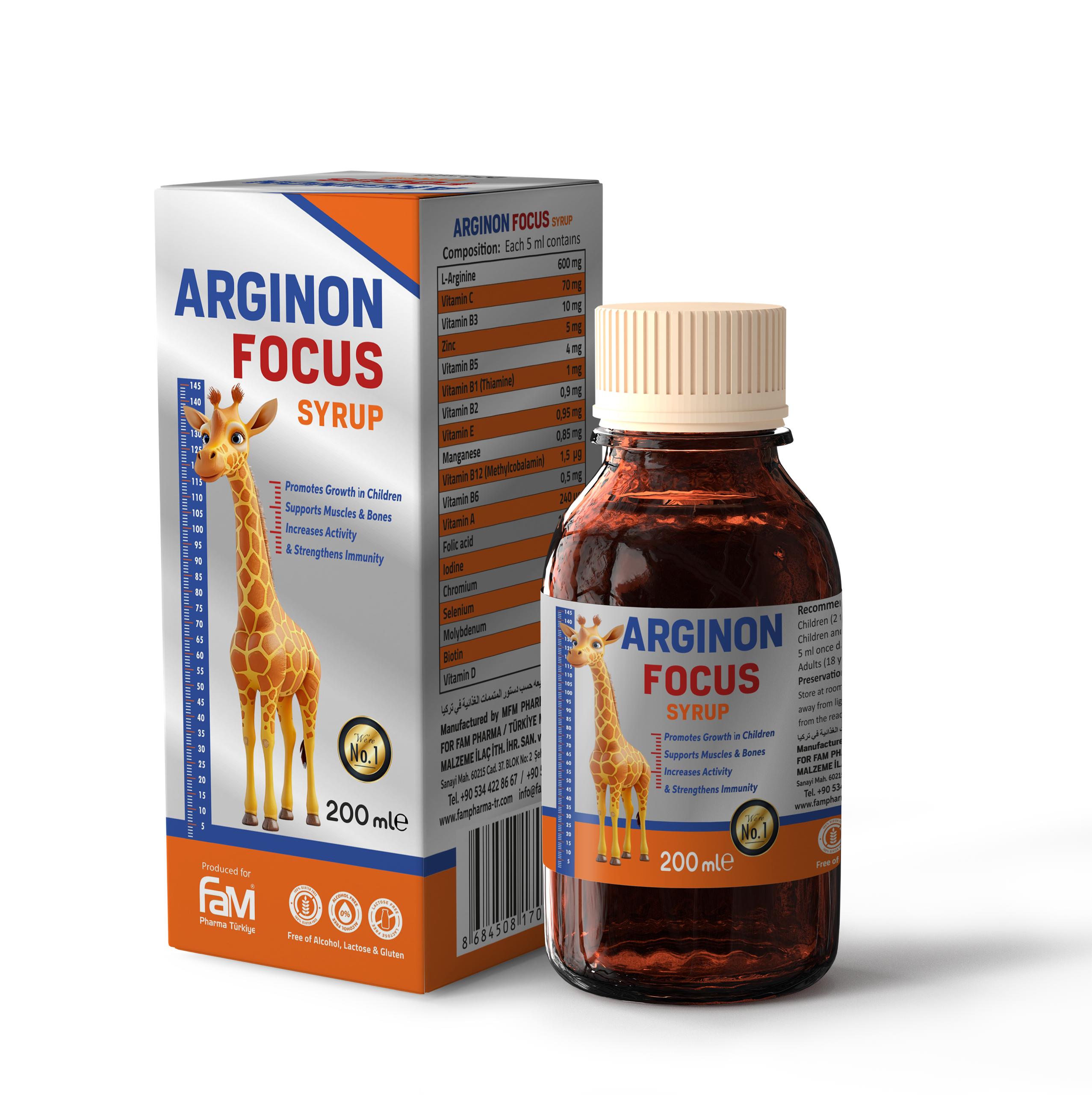 Arginon Focus Syrup 200ml Arginon Focus Syrup 200ml