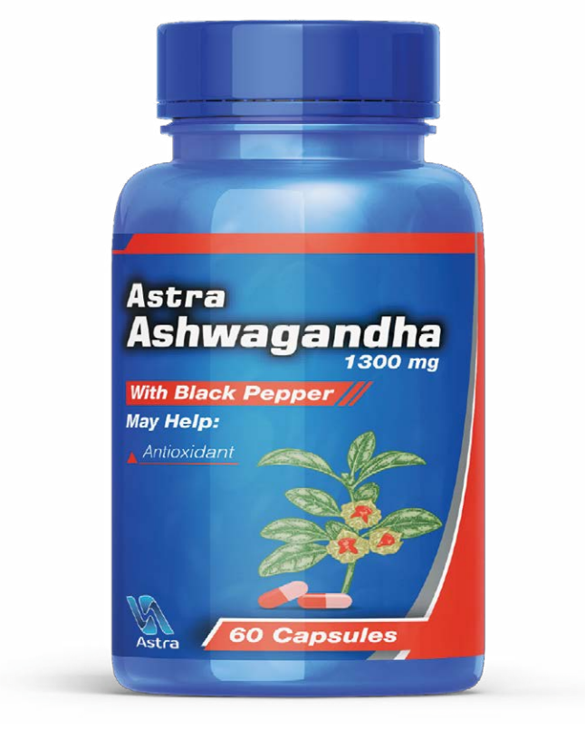 Astra ashwagandha 1300mg 60 Capsules Astra ashwagandha 1300mg 60 Capsules