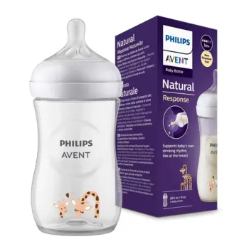 Avent Natural Bottle 260ml 1m+ -Animal