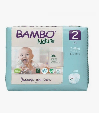 Bambo Nature S (2) 30 Diapers Bambo Nature S (2) 30 Diapers