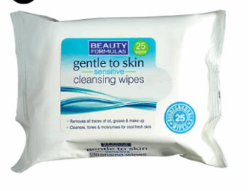 Beauty Formulas Sensitive Cleansing Wipes 25 Pcs