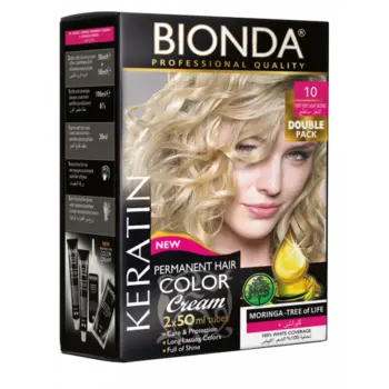 Bionda Keratin Hair Color Tube 2 Pcs Shade 10