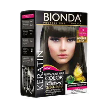 Bionda Keratin Hair Color Tube 2 Pcs Shade 3