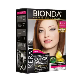 Bionda Keratin Hair Color Tube 2 Pcs Shade 6.35