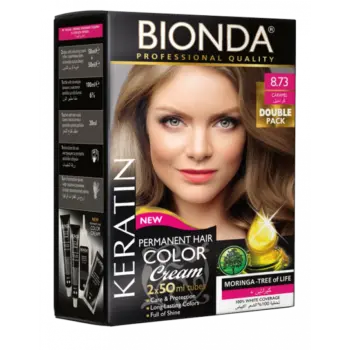 Bionda Keratin Hair Color Tube 2 Pcs Shade 8.73