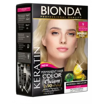 Bionda Keratin Hair Color Tube 2 Pcs Shade 9