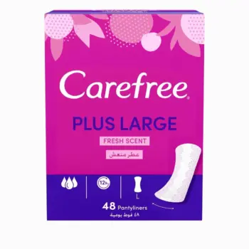 Carefree Plus Large Fresh Scent Pantyliner 48 Large Pads