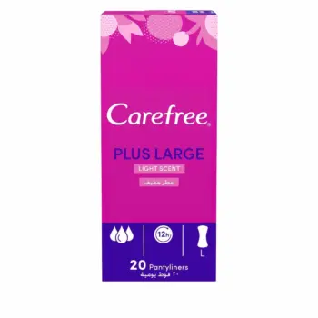Carefree Plus Large Light Scent Pantyliner 20 Large Pads