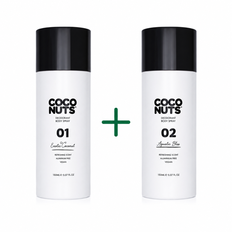 Coco Nuts Intimate (01 Wash 150ml+02 Deodorant Cream 150ml) For Men