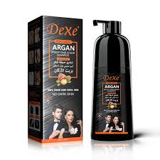 Dexe Argan Hair Color Shampoo 420ml -Brown Black