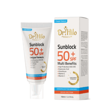 Dr. Hilo SPF50+ Cream Sunblock with Hyaluronic Acid – Hydrating Shield