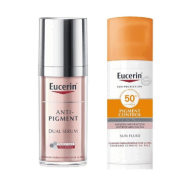 Eucerin Pigment (Anti Dark Spots Serum 30ml +Control Sunblock Spf 50+ Fluid 50ml Free)