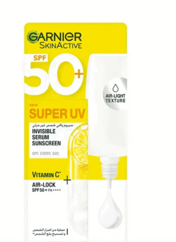 Garnier Skin Active Super UV Invisible Sunblock Spf 50+ Serum 30ml