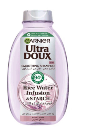 Garnier Ultra Doux (Rice Water Infusion &Starch) Shampoo 600ml