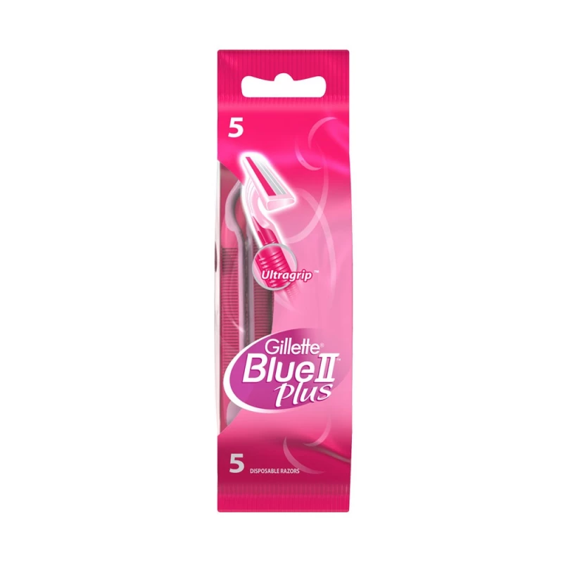 Gillette Blue 2 Plus Disposable Women Razors 5 Pcs Gillette Blue 2 Plus Disposable Women Razors 5 Pcs
