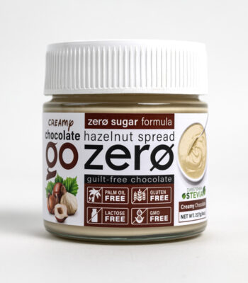 Go Zero Creamy white Chocolate Hazelnut Spread 227 gram