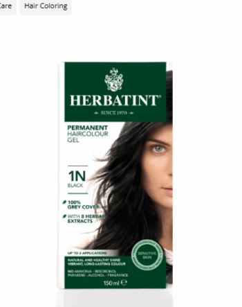 Herbatint Permanent Hair Color Gel Shade 1N