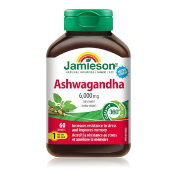 Jamieson Ashwagandha 6000mg 60 Capsules
