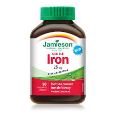 Jamieson Iron 28mg 90 Capsules