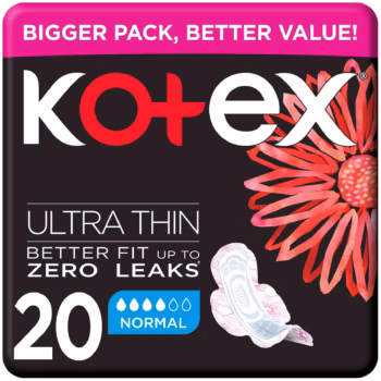 Kotex Duo Pack Ultra Thin Normal 20 Large Pads