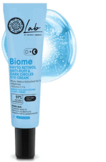 Natura Siberica Lab by NS Biome Phyto Retinol Anti-Puff and Dark Circles Eye Cream 30ml