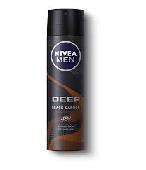 Nivea Deep Black Carbon Espresso Deodorant Spray For Men 150ml