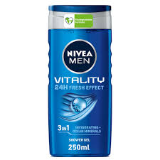 Nivea Vitality Fresh Shower Gel For Men 250ml