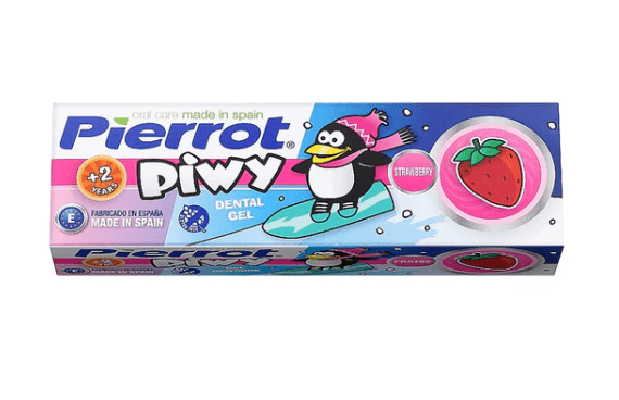 Pierrot Piwy Strawberry Kids Fluoride Toothpaste 75ml Pierrot Piwy Strawberry Kids Fluoride Toothpaste 75ml
