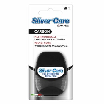Silver Care Charcoal & Aloe Vera Dental Floss 50m