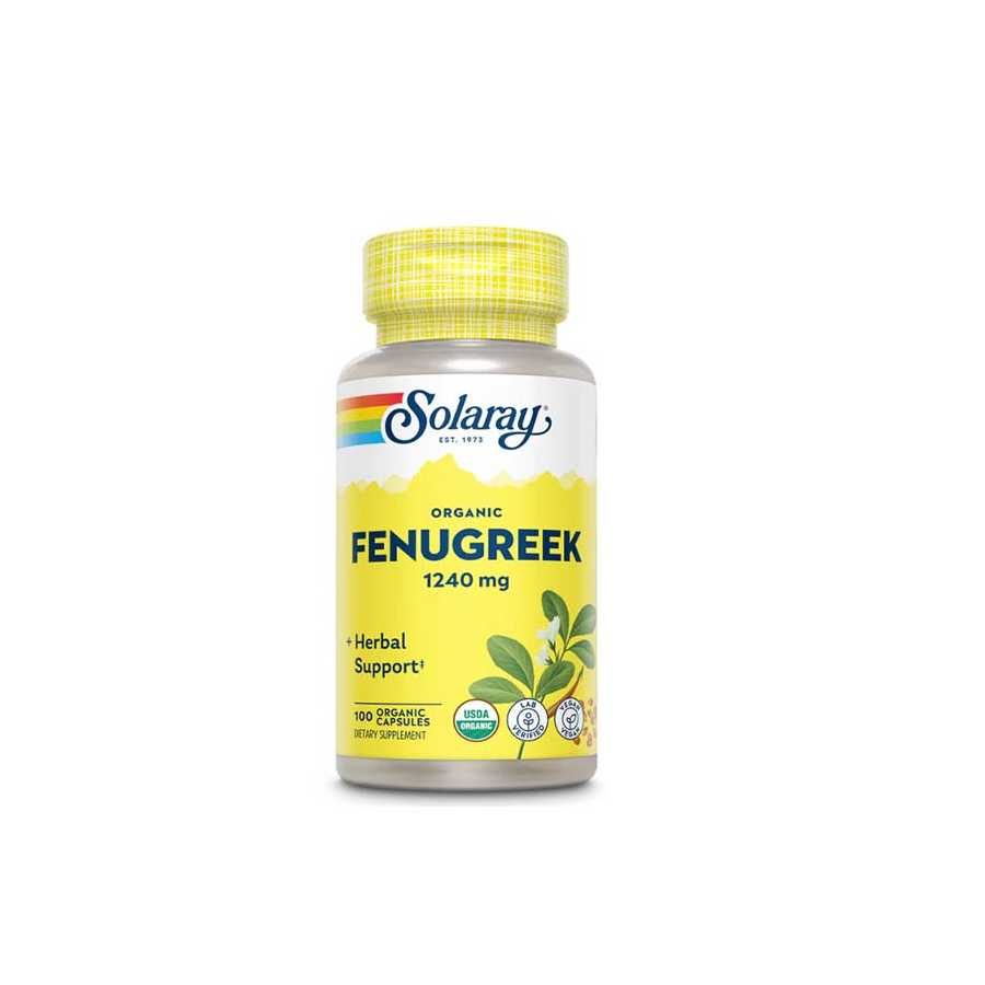 Solaray Fenugreek 100 Capsules Solaray Fenugreek 100 Capsules
